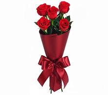 Букет 5 Красных роз Эдлесс Лав в Давыдовке