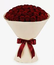 Букет 101 Бордовая роза Блэк Бакарра в Давыдовке