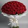 Букет 101 Красная роза Блэк Мэджик в Давыдовке
