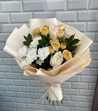 Букет цветов из:  Розы и Хризантемы в Давыдовке