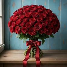 Букет Красные розы Блэк Меджик в Давыдовке