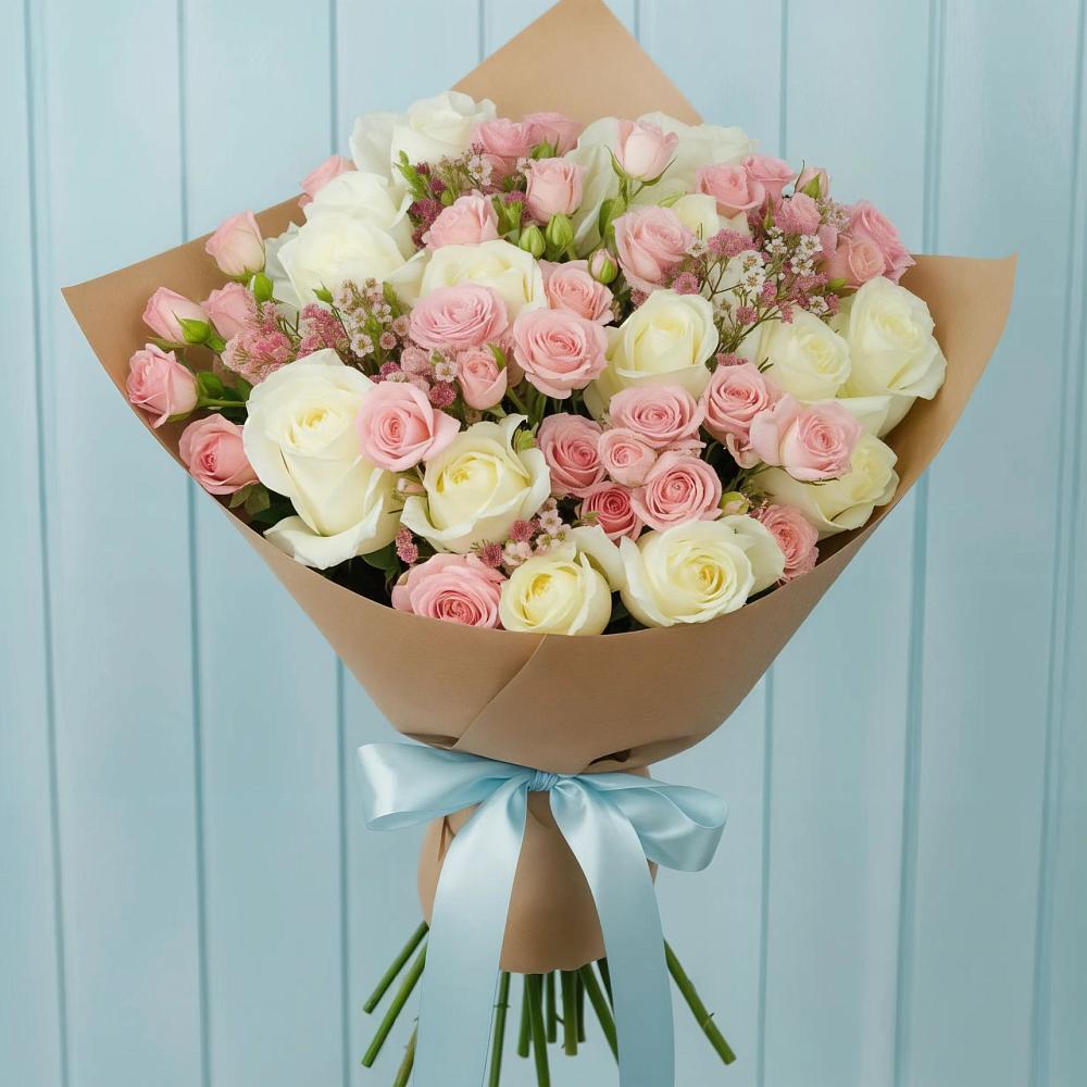 Букет цветов из: Розы в Давыдовке