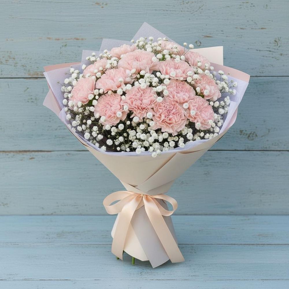 Букет цветов из: Гвоздики в Давыдовке