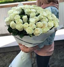 Букет 35 Белых роз #REPLACE_PRED# Давыдовке