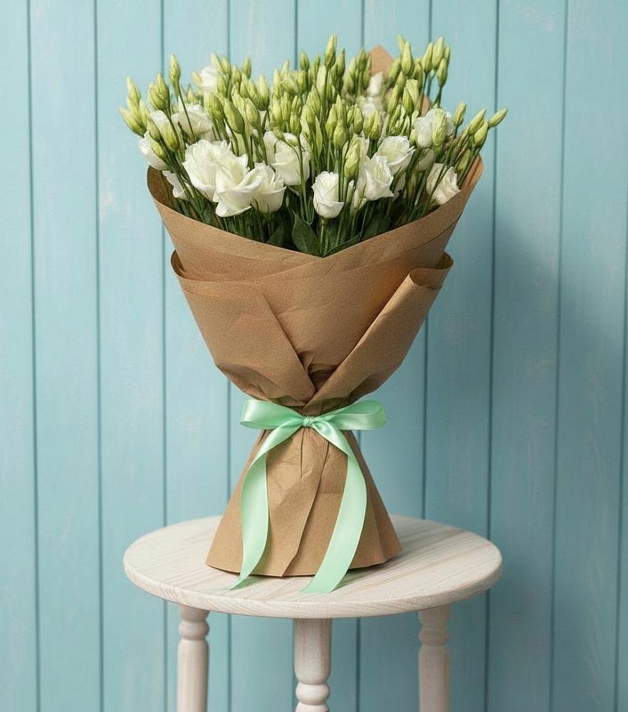 Букет цветов из: Лизиантусы в Давыдовке