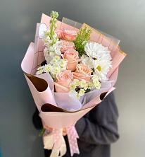 Букет цветов из:  Хризантемы и Розы в Давыдовке