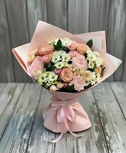 Букет цветов из:  Гвоздики, Розы и Хризантемы в Давыдовке