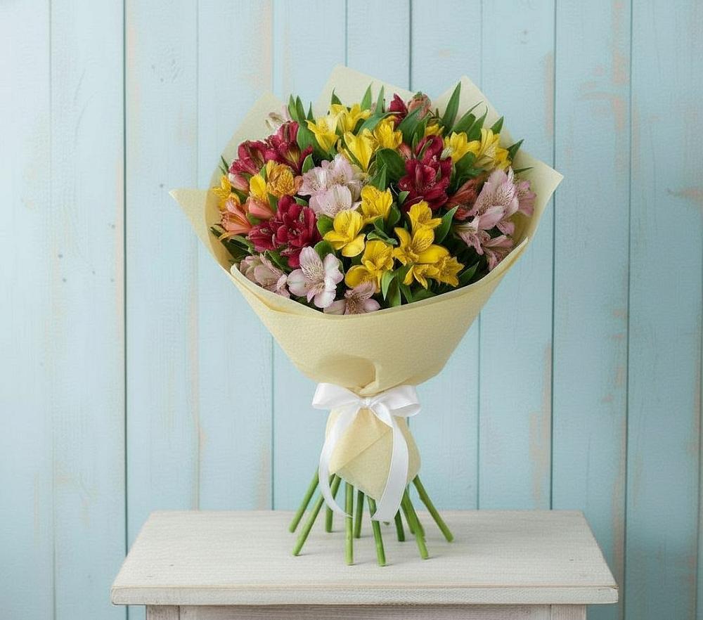 Букет цветов из: Альстромерии в Давыдовке