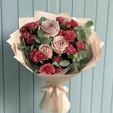 Букет цветов из:  Гвоздики и Розы в Давыдовке