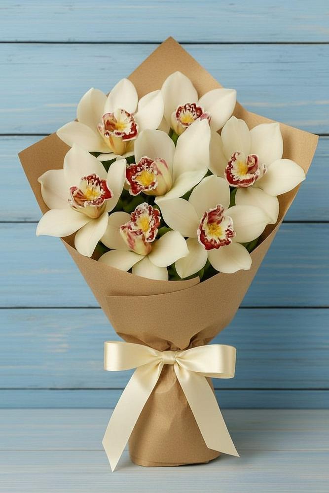 Букет цветов из: Орхидеи и Розы в Давыдовке